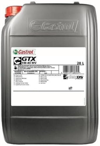 Castrol GTX 5W-40 MG, 20 L B5-ÖL