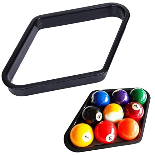 Tsffae Billard Ball Rack Billard 9 Balles Table De Billard Triangle Rack Billard Table De Billard Porte-Balle Supports De Positionnement Fournitures De Sport Accessoires