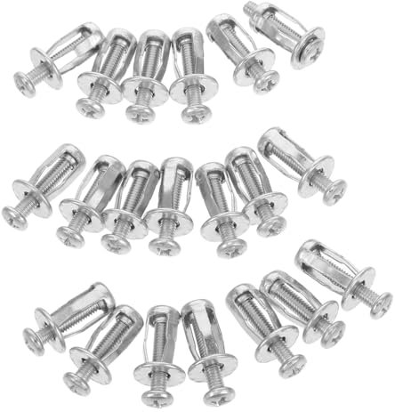 PartyKindom 20 Pezzi Ancoraggi Per Cartongesso Sospesi Elementi Extra Corti Per Porte Cave Di Fissaggio in Cartongesso Ancoraggi Per Mobili Resistenti All’usura Installazione Semplice Per Appa