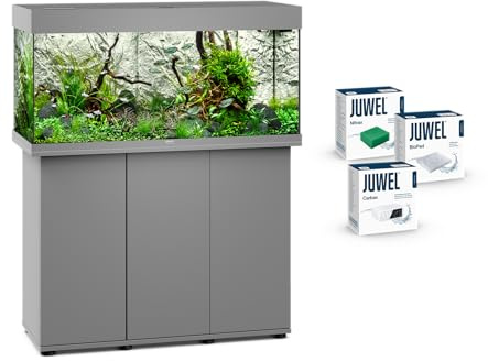 JUWEL Aquarium Rio 180 Kombination grau Premium-Bundle