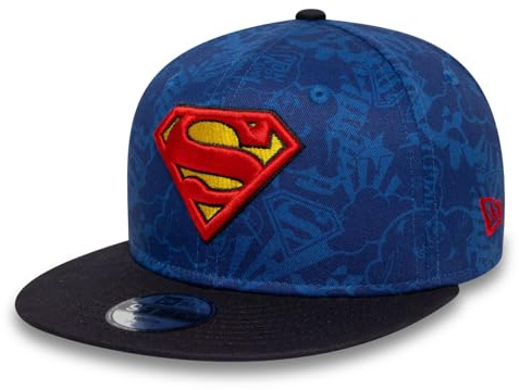 New Era 9Fifty Snapback barnkeps – Superman Navy