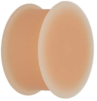 Treuheld® | 8mm Hider Plug/Flesh Tunnel Retainer | Hautfarben | Silikon | Das Original | Hochwertig & Hautfreundlich