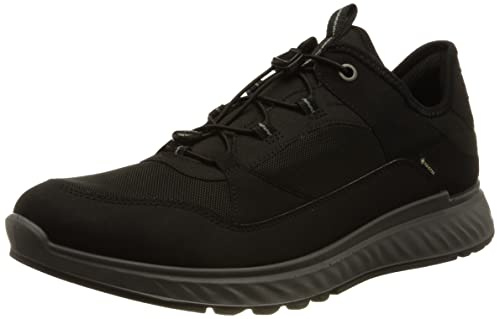 ECCO Exostridem, Zapatillas Hombre, Negro (Black 1), 42 EU