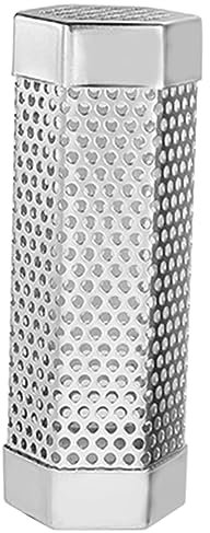 FUNOMOCYA Acero Inoxidable Tubo Parrilla Profesional Resistente Al Herramienta Asar Accesorio Camping Fácil Lavar Duradero Práctico
