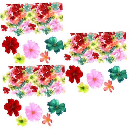 VICASKY 150 Pezzi Teste Fiori Artificiali Fiore Prugno Colorati per Decorazioni Matrimonio Centrotavola Ghirlande e Floreali DIY Resistenti e Realistici