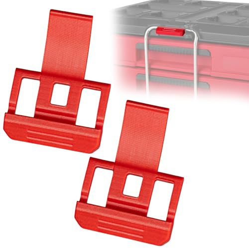 Replacement Lock for Milwaukee Packout Drawers, Compatible with Tool Storage Systems, Secure Locking Mechanism, Drawer Latch Assembly (2pcs) (red)