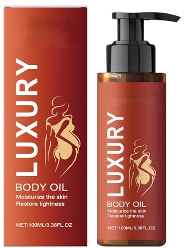 Magic Firming Body Oil, Glow Remedy Oil Skin Tightening with Soybean & Rosehip - Compact Luxury Bo-dy Oil Lotion to Plump Moisture, Reduce Fine Lines, Lift Sagging Skin & Boost Radiant Glow (100ml)