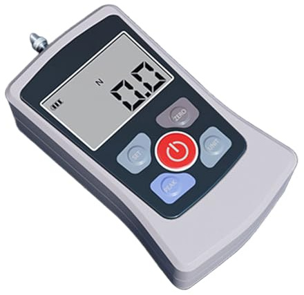 Medidor digital de fuerzas de alta precisión con pantalla LCD y alarma de sobrecargas para una medición precisa de empuje y tracción, medidor digital de fuerzas de empuje y tracción