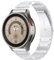 SMYAOSI Metallizzato Cinturino per Galaxy Watch 4 Classic 42mm 46mm/Galaxy Watch 42mm, 20mm Cinturino Ricambio in Acciaio Inossidabile Cinturino per H-uawei Watch GT3 42mm &Omega Swatch (Argento)
