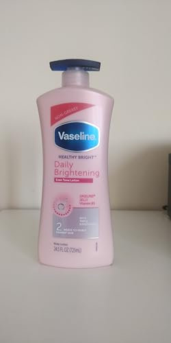 Vaseline Daily Brightening Lotion – Moisturizing and Illuminating Skin Care, 720 ml Bottle