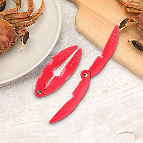 Aramox Clamp/Holder di Pesce Pinza di Granchio Aragosta Cracker in Acciaio Inossidabile Design Ergonomico Comodo Impugnatura Portatile Portatile per Aragosta di Granchio Crosta