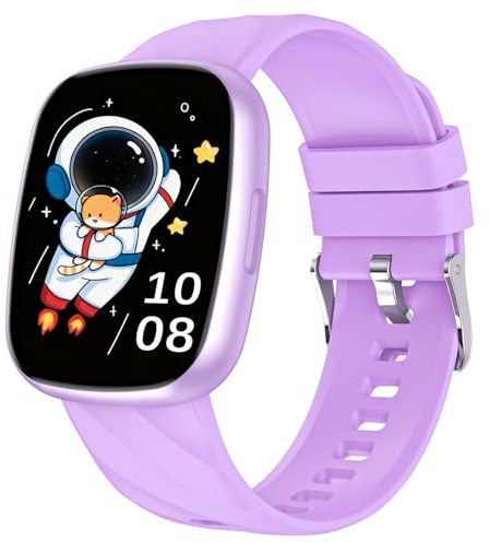 Smart Watch per bambini, fitness tracker con contapassi, oltre 100 modalità sportive, cardiofrequenzimetro, monitoraggio del sonno, contacalorie, contapassi, orologio fitness da 4,75 pollici, regalo