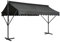 vidaXL Freistehende Markise Standmarkise Gartenmarkise Sonnenschutz Terrassenüberdachung Garten Terrasse Balkon 400x300cm Anthrazit