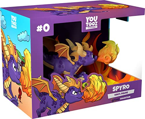 Youtooz Spyro e Sparx Figura in vinile da 8,9 cm - Action figure da collezione Spyro e Sparx della serie Classic Videogiochi