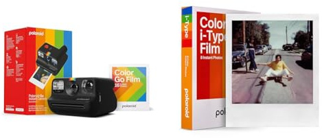 Everything Box Polaroid Go Generation 2 Black & Pellicola Istantanea Colore per i-Type - 6000