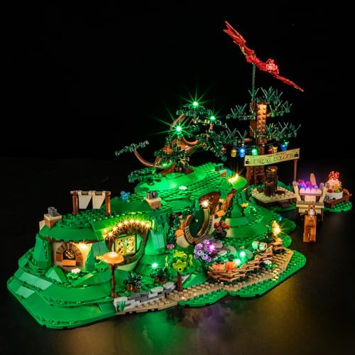 LIGHTAILING Licht-Set Für Lego-10354 Der Herr der Ringe: Das Auenland - Led-Beleuchtungsset Kompatibel Mit Lego Bausteinen Modell - Modell Set Nicht Enthalten
