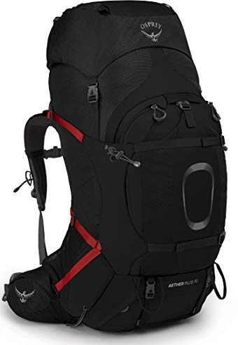 Osprey Men's Aether Plus 70 Backpack, Black, X-Large