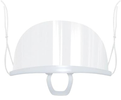 Gesicht Shield, Transparent Anti-beschlag Spray Speichel Chef Spieß Mund Shield Essen Schutz Mund Abdeckung Plastik Gesicht Shield für Hotel Küche Restaurant (1 Teile)