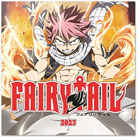 Grupo Erik Wandkalender 2023, Fairy Tail Jahreskalender 2023, Kalender 2023 Wandkalender mit Geschenk Poster, Anime Kalender 2023 zum Aufhängen, offizielle Lizenz, FSC zertifiziert