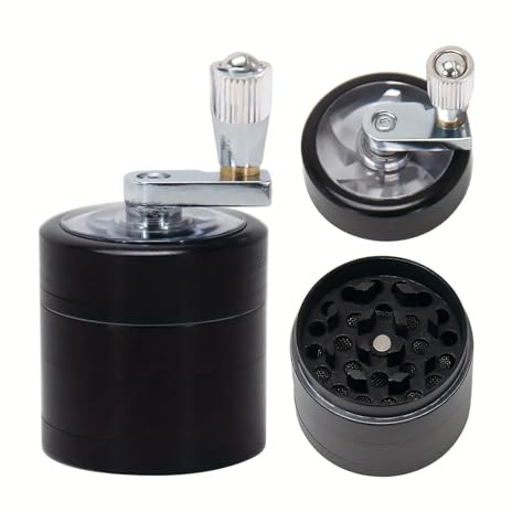 Salt and Pepper Grinder Nut and Hard Spice Grinder for Nutmeg Ginger Rock Salt and Peppercorn Hand Tools, Crushers (Color : Black)