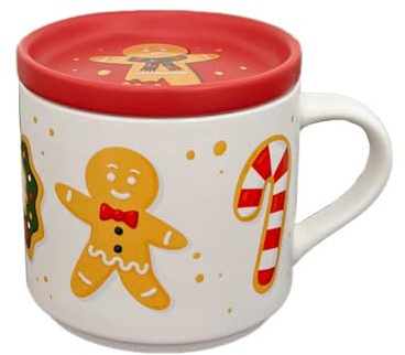 Ensemble Mug Porcelaine & Dessous de Verre Baker Street Noël