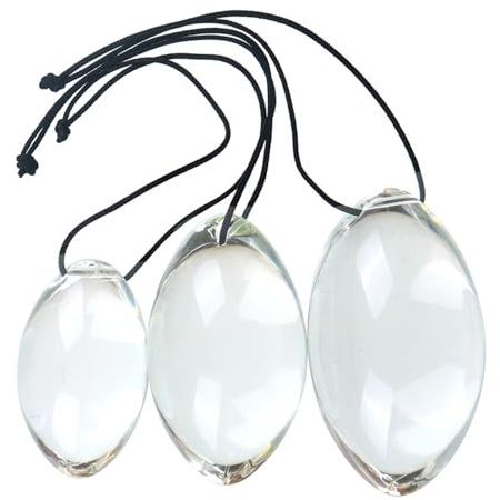 HSDwerwh SM Plug Butt Plug Glass Dildo Anal Dildo Anal Balls Glass Beads Large Buttplug Vaginal Anal Sex Toys for Men Women(Ø 5cm)