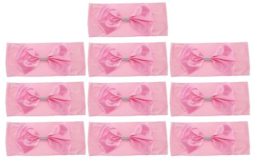 CAPASTEC Lazos para Sillas Rosa 10pzs para Bodas Navidad con Hebilla