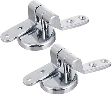 Cerniera per Sedile Wc in Lega di Zinco, Set 1 Argento