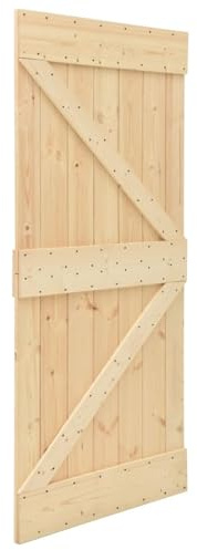 vidaXL Puerta NARVIK 80 x 210 cm Natural