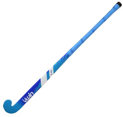 Uwin TS-X Hockey Stick, Adultos Unisex, Aqua/Royal (Multicolor), Talla Única