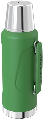 Super Sparrow Thermoskanne - Thermosflasche Edelstahl - 750ml/1L/1.5L/2L - BPA-Frei Trinkflasche - Auslaufsicherer Deckel Fungiert als Trinkbecher - Thermobecher für Sport, Outdoor
