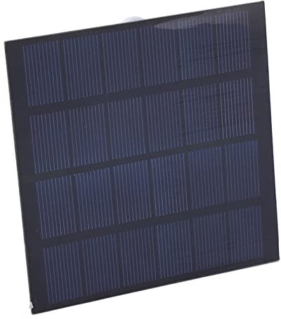 Mini Panneau Solaire, Chargeur de Panneau Solaire USB 1,5 W 6 V, Chargeur de Cellule Solaire Monocristallin Haute Performance pour Vélo, Téléphone Portable, Banque D'alimentation, Lanternes de Camping