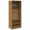 vidaXL Armadio Rovere Artigianale 80x50x200 cm in Legno Multistrato, mobile portaoggetti, guardaroba, mobile per camera da letto