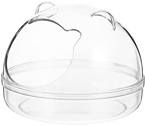 YARNOW Hamsterbadewanne Aus Abnehmbarer Sandkasten Für Hamster Haustierbadewanne Hamsterbadezimmer Haustierbedarf