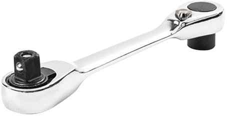 AYXAMO Llaves Fijas, Llaves Inglesas Llave de trinquete de Doble Extremo, Llaves dinamométricas hexagonales de 72 Dientes, Llave de trinquete de liberación rápida, Herramientas de reparación Manual