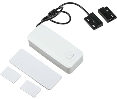 SPORTARC Sensore porta WiFi, Interruttore di allarme magnetico intelligente, Controllo app Tuya, Compatibile con voce, Allarme batteria scarica, Sicurezza domestica