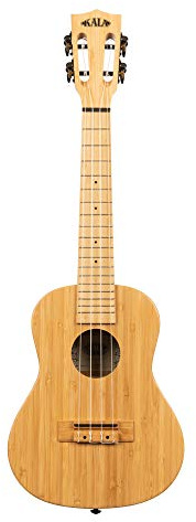 KALA KA-BMB-C - Solid Bamboo Concert Ukulele, with Bag (UB-C)