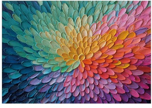 Great Jigsaw Puzzles for Adults 300 Pieces Colorful Gradient Rainbow Puzzles for Adults Toys Gift Family Decoration Kids Puzzle