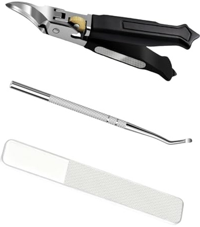 Tagliaunghie compatto con punta affilata, strumento per rimuovere cuticole e per tagliare facilmente le cuticole
