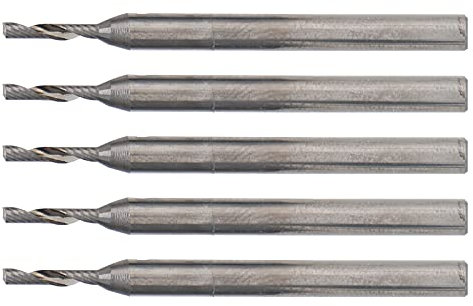 Fresa quadrata, fresa a candela Facile da usare Fresa Resistenza all'abrasione 5PCS Incisione CNC per parti di riparazione