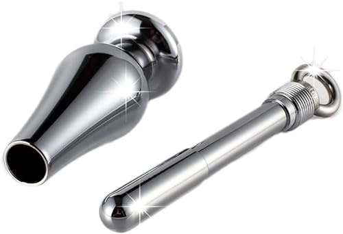 CYGzeon Plug Anale Rimovibile In Metallo Con Cavità E Tappo Tunnel Anale For Principianti Piccolo E Comodo Plug Anale For Uomini E Donne