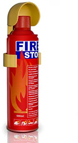 Introductory Offer on 500 ml Fire Extinguisher. Ideal for Home Kitchen Taxi Caravans Boats Restaurants Workshops and Offices.