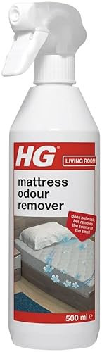 HG Mattress Odour Remover 500ml Spray for Regular Freshening and Removing Odours (1 Bottle, White)