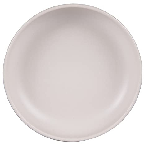 Table Passion - Assiette creuse Uno crème 22 cm (lot de 6)