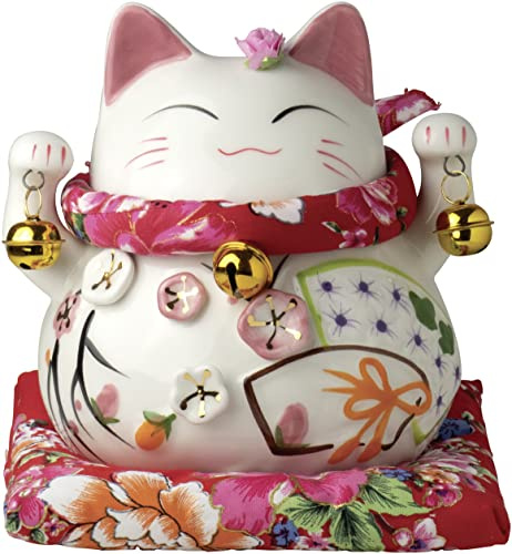 JADE TEMPLE Porzellan Spardose Maneki Neko, pink