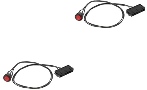 OSALADI 2stücke Motherboard Power Supply Tester Jumper Bridge Adapterkabel Für Pc Power off Schalter Geeignet Für Atx Netzteil Installieren Und Zuverlässig