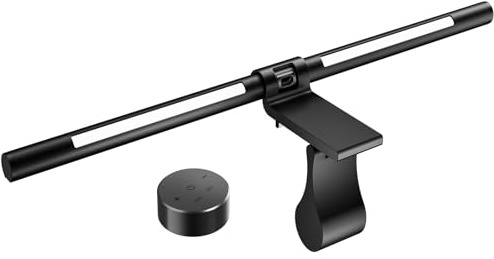 OOWOLF Lampada per Monitor con Telecomando 51cm, Dimmerabile, Retroilluminazione,Luce Led PC di Protezione Gli Occhi,Funzione di Memoria,Barra Light Bar per la Lettura Lavoro