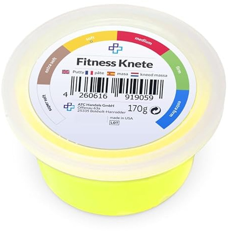 ATC Handels GmbH Therastar® Therapieknete 85 g – Handtrainer & Fingertrainer – Latexfrei, zur Unterstützung der Handbeweglichkeit