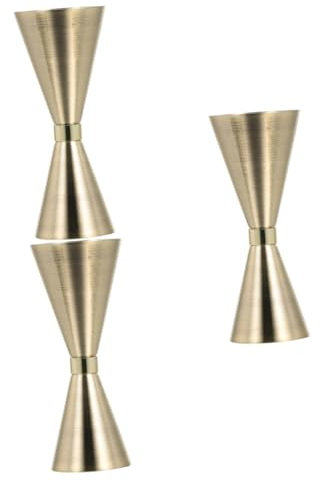 Cabilock 3 Pièces Mesureur De Vin Double Face Jigger Shot Mesure Jigger Mesure Tasse Double Face Cocktail Jigger Vin Tasse À Mesurer Mesurer Jigger Vin Tasse Boisson Tasse À Mesurer Bar