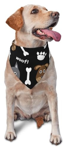 Dog PawsDog Bandanas Katzenwelpenschals Waschbares Haustiertaschentuch